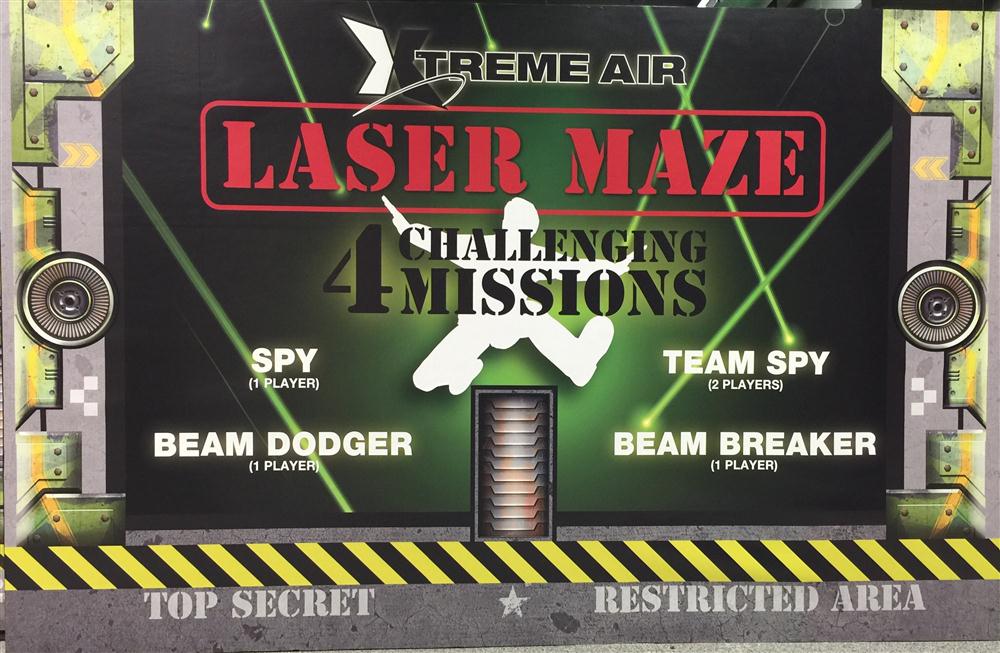 Laser Maze Concept Drawing