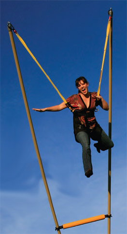 Sling Shot bungee attraction